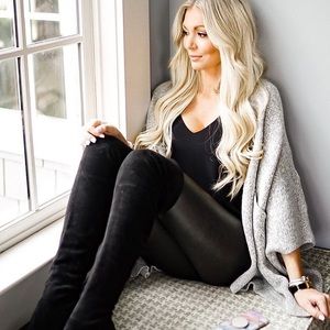 Grey oversized cardigan